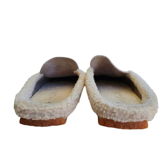 Rothy's The Scuff Slipper Cozy Cat Gray / Peach Size 7.5 - Picture 5 of 7